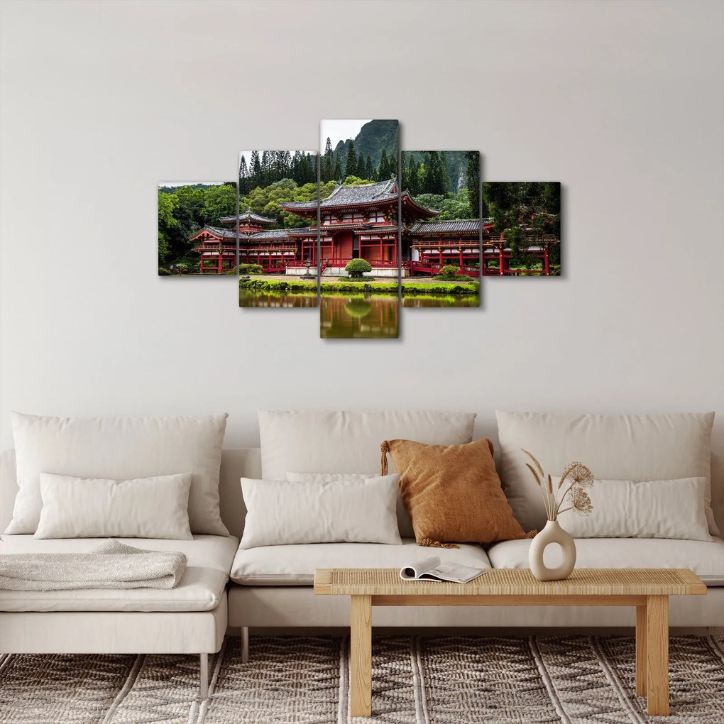 Obraz - klasztor buddyjski (125x70 cm)