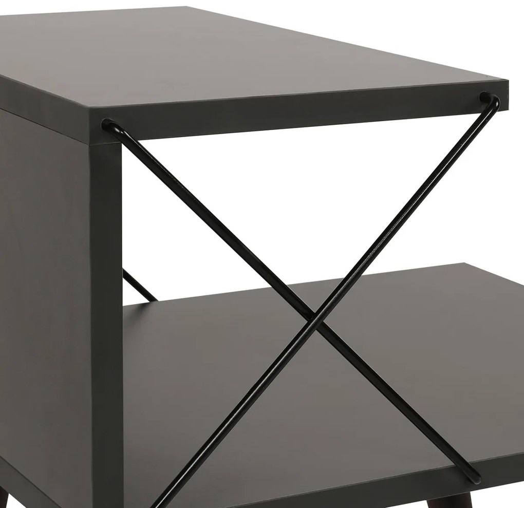 Stolik nocny Cross Anthracite