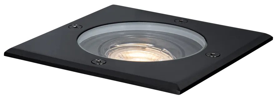 Zewnetrzna Ogrodowy reflektor naziemny czarny kwadratowy regulowany IP65 - Delux Nowoczesny Oswietlenie zewnetrzne