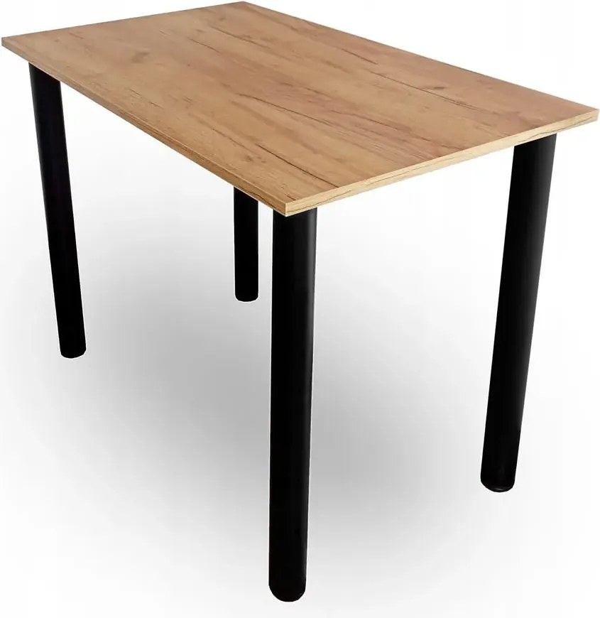 Stół kuchenny z regulacją wysokości nóg 90x60 dąb craft złoty Z4-T17