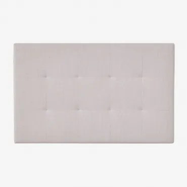 Tapicerowany Zagłówek Artur Tkaniny Beżowy Krem & 150 Cm - Sklum