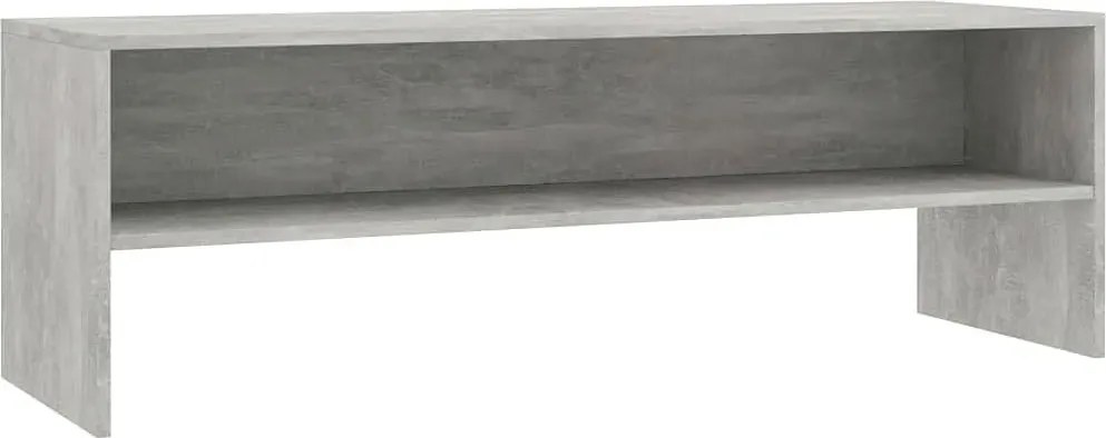 Minimalistyczna szafka rtv z półka beton N1-N34