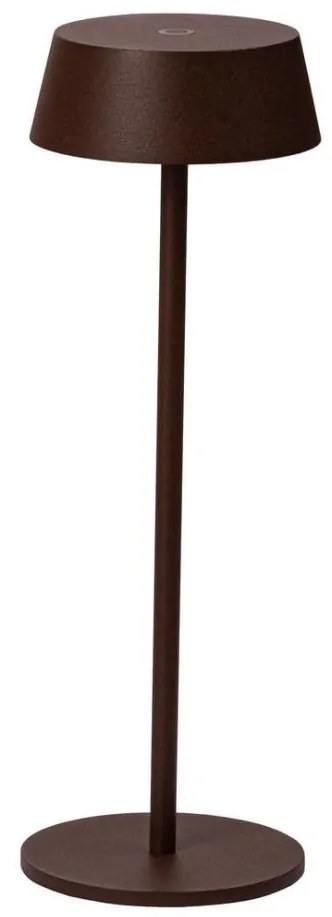 Azzardo AZ5336 - LED zewnętrzna lampa ładowalna 2W 5V IP54 brązowa