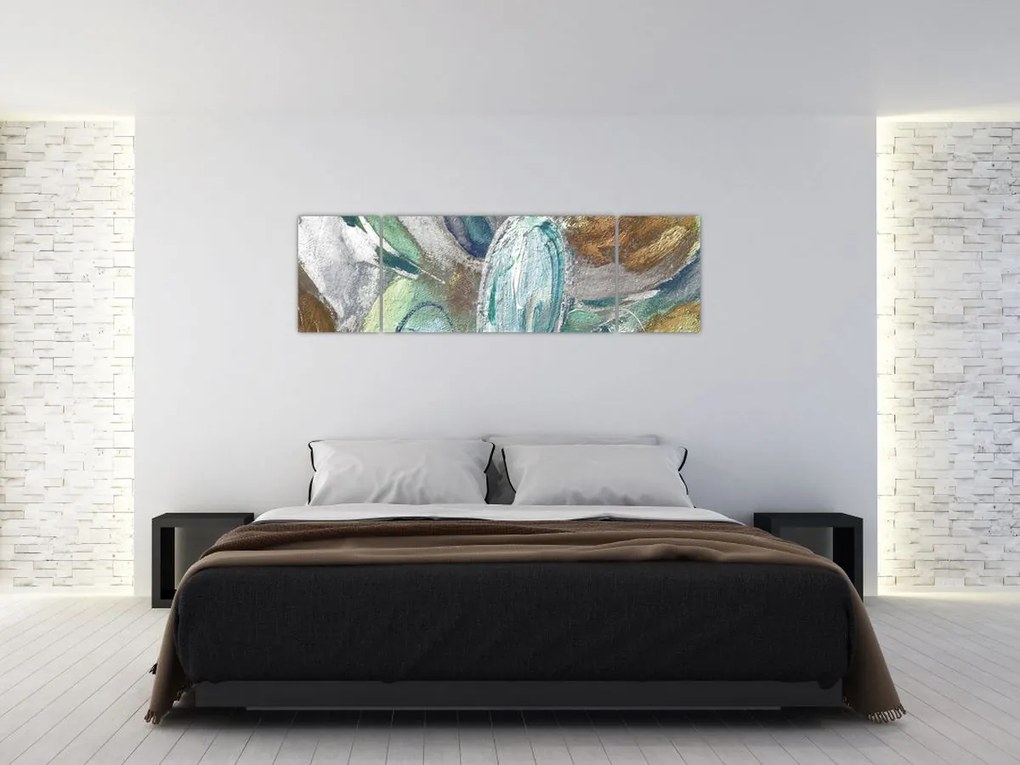 Obraz - Abstrakcyjny obraz postaci (170x50 cm)