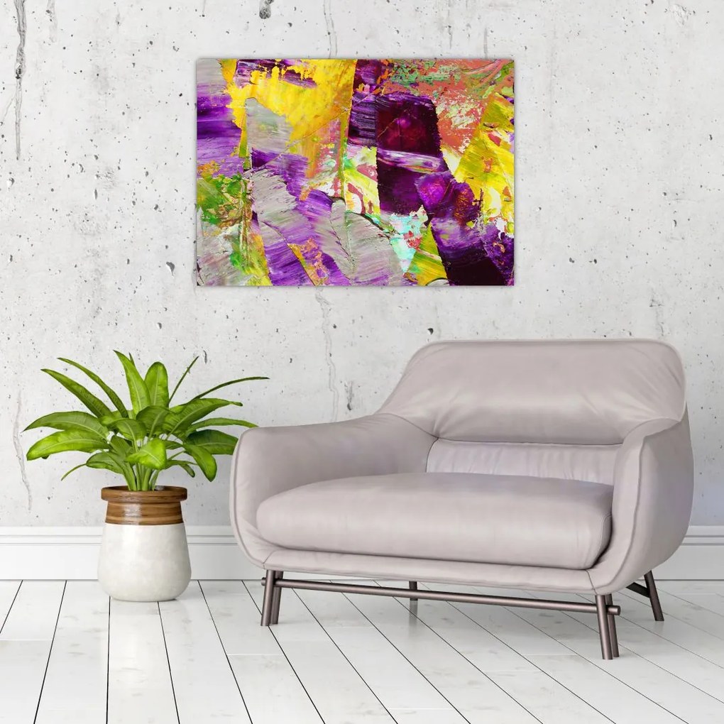 Obraz abstrakcji - malarstwo (70x50 cm)
