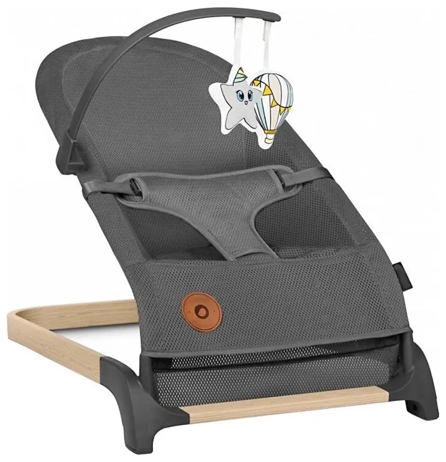 Lionelo - Huśtawka dziecięca JUNE szary