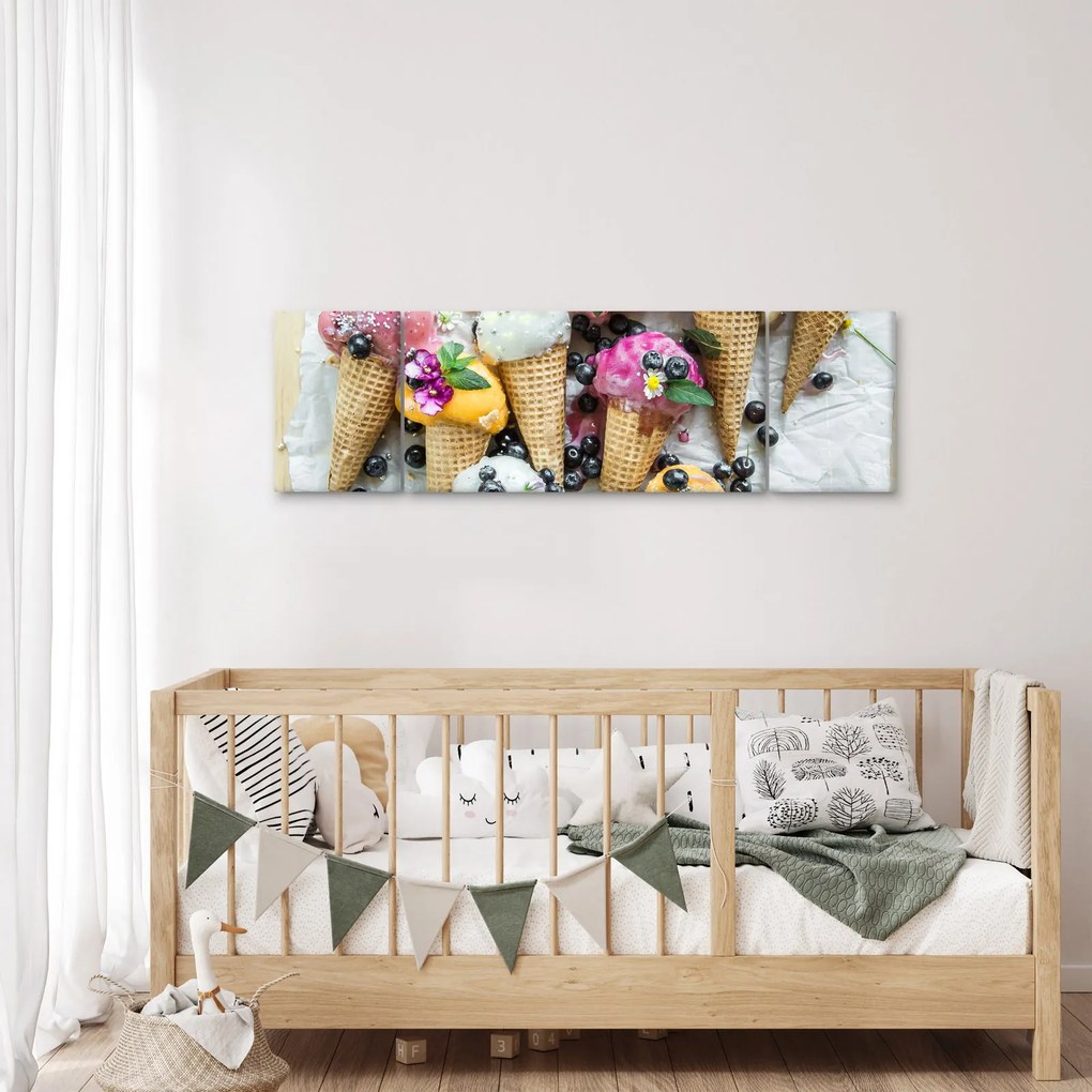 Obraz z lodami (170x50 cm)