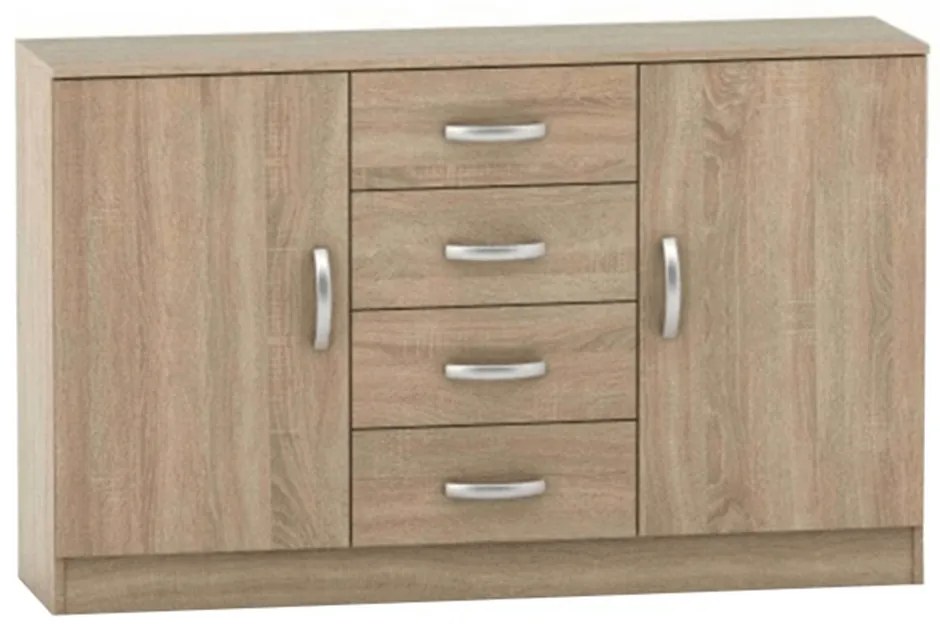 Komoda BETTY 2, dąb sonoma