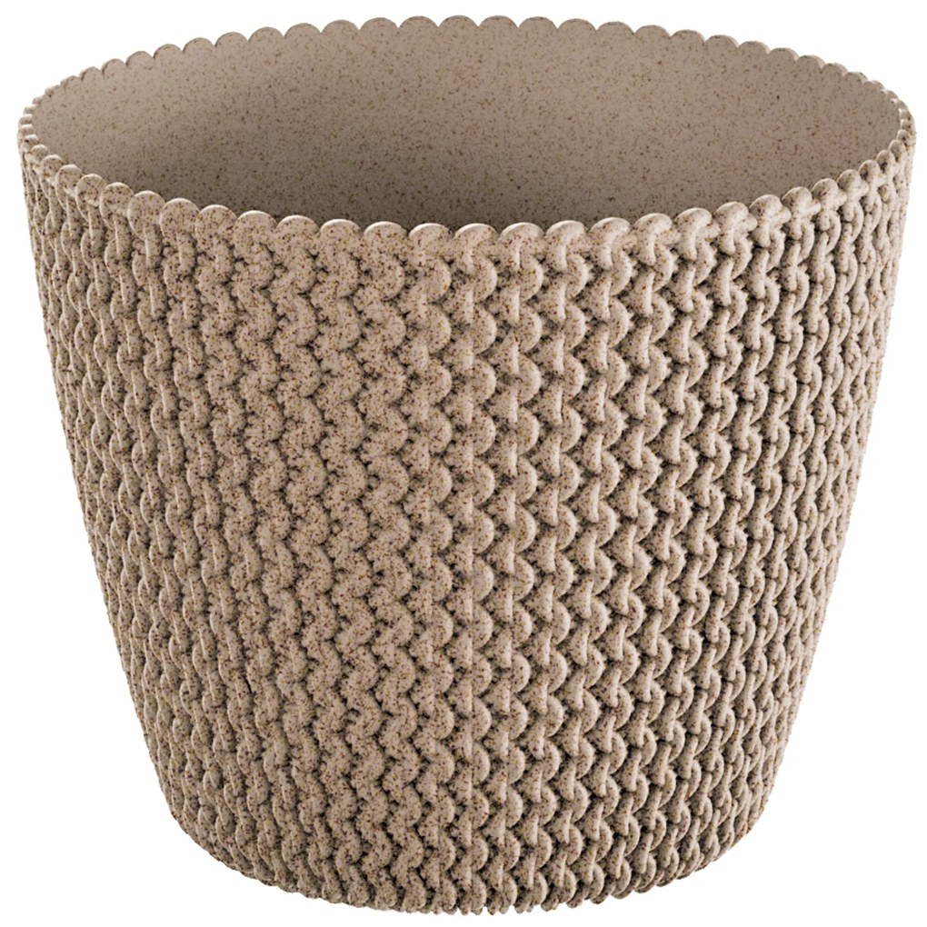 Osłonka ozdobna Splofy Eco Wood 25,9 cm naturo PROSPERPLAST