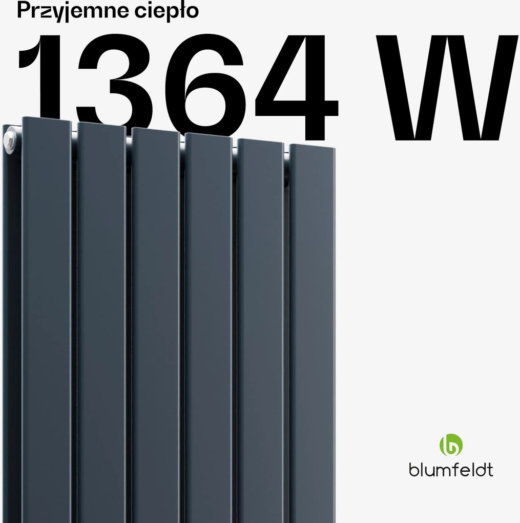 Blumfeldt Grzejnik Ontario 180x45 o mocy 1364 W