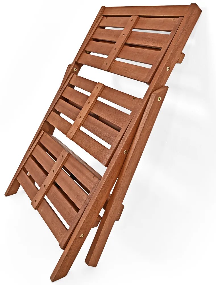 Drewniany stojak na kwiaty TULIP, 3 poziomy, 56x59x79cm, brązowy Casaria