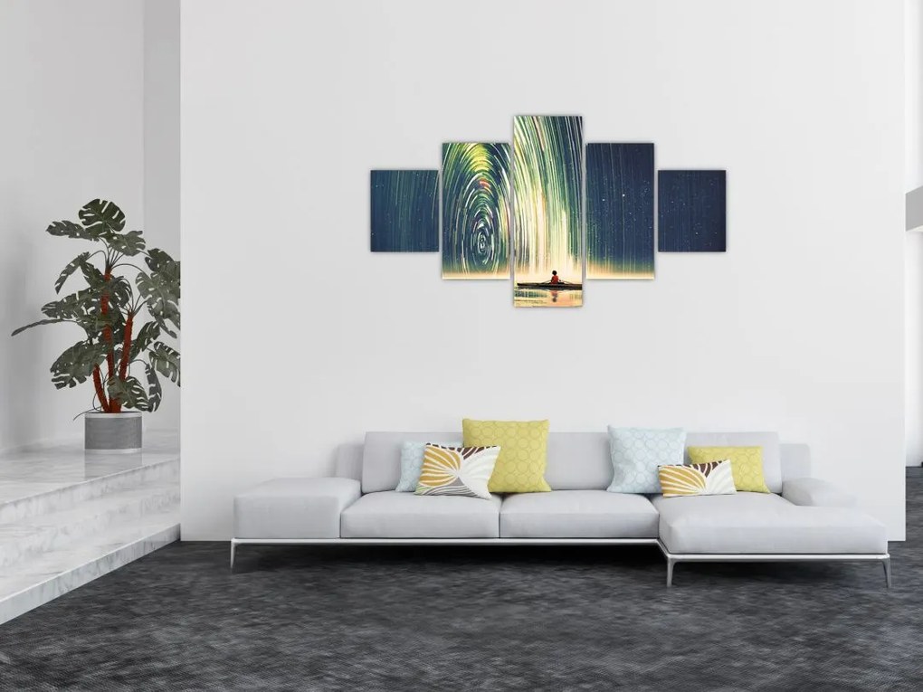 Obraz - Centrum wszechświata (125x70 cm)