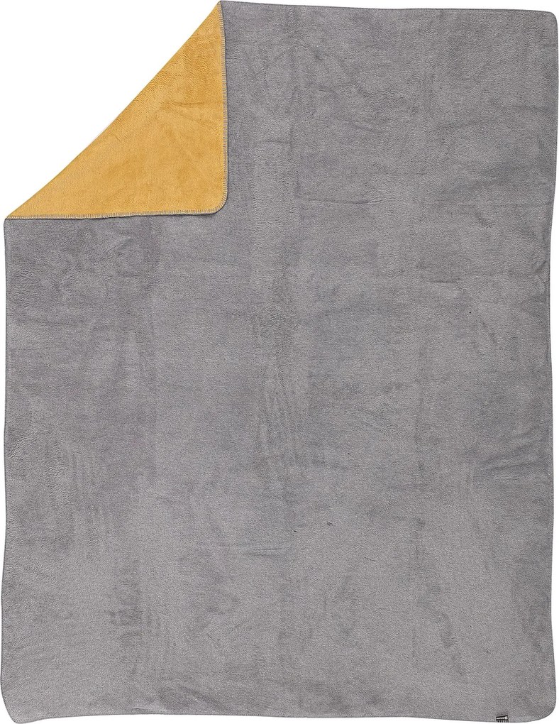 Koc Cosy Home 150x200cm Mustard&Grey