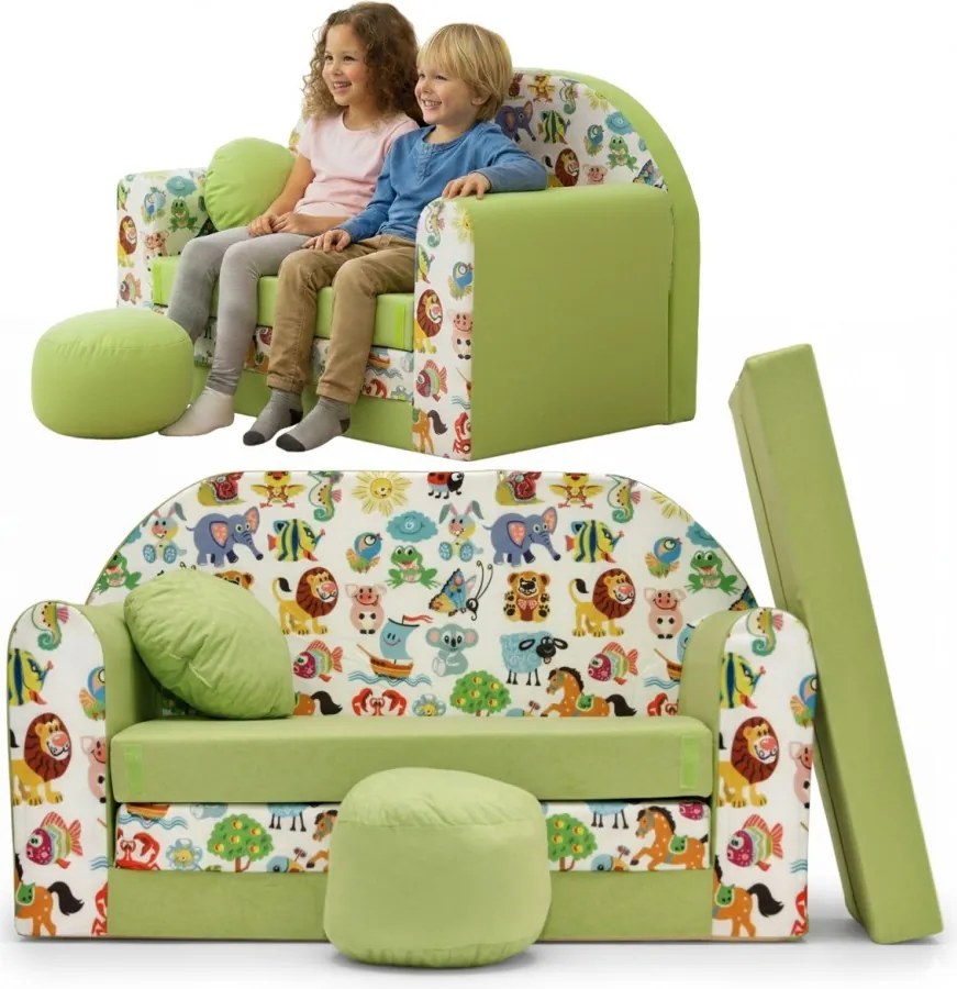 Kanapa/sofka Dla Dziecka, Piankowa Rozkładana 160cm - Z5