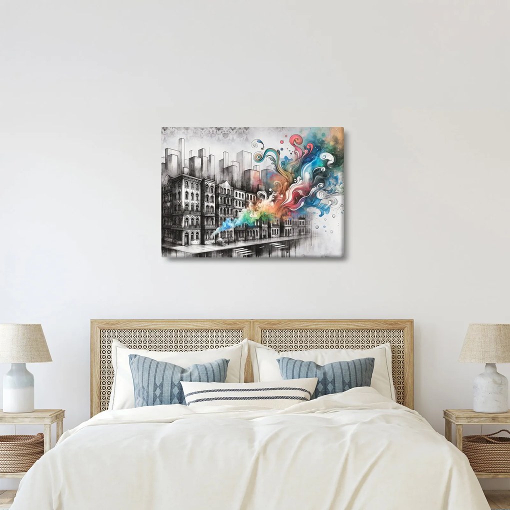 Obraz - Przemysłowe życie (70x50 cm)