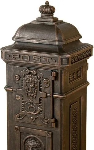 Skrzynka na listy antyczny mosiądz