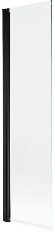 Mexen Mist parawan nawannowy 1-skrzydłowy 50 x 150 cm, transparent, czarny - 8A9-050-001-70-00
