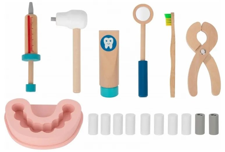 Tooky toy zestaw małego dentysty walizka lekarza 19 el. fsc