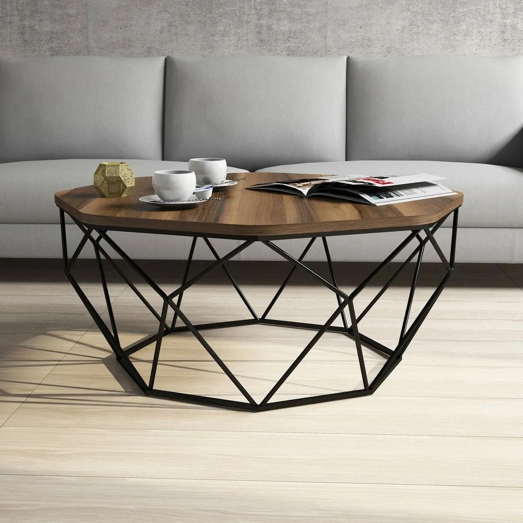 Stolik konferencyjny Diamond Walnut