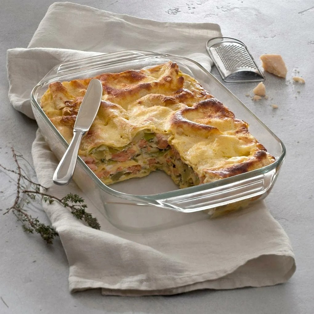 Pyrex Szklane naczynie żaroodporne 4 l, 39 x 25 x7 cm, 4 l