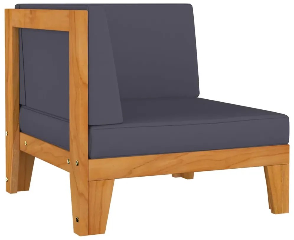 Sofa i stolik ogrodowy z drewna akacjowego - Cefilo 3X
