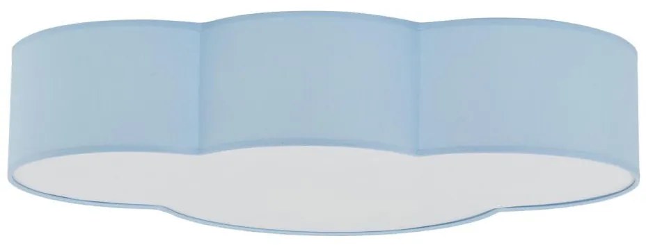 Brilagi - Dziecięca lampa sufitowa NIMBUS 4xE27/15W/230V 46x63 cm niebieska