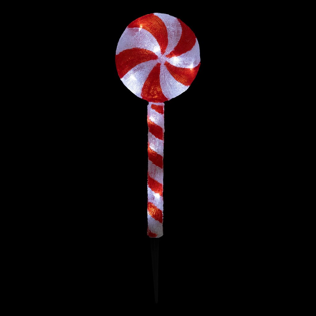 Świąteczna lampa solarna, wbijana, 65 cm