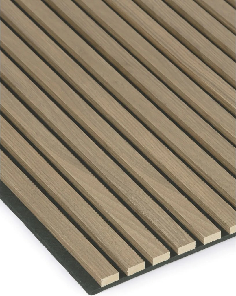 Drewniany panel akustyczny, 2400 x 600 mm, B2BP007, 5 szt, orzech