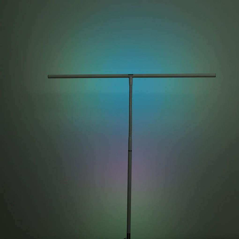 Lampa LED na biurko NOX z efektami RGBW, podstawa, pilot zdalnego sterowania