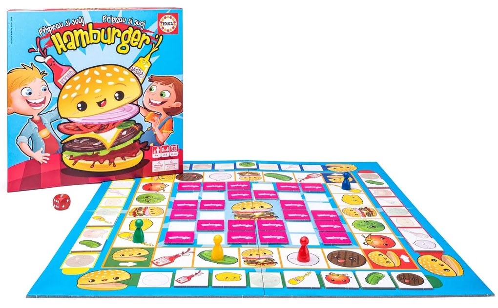 Educa Gra Przygotuj swój hamburger