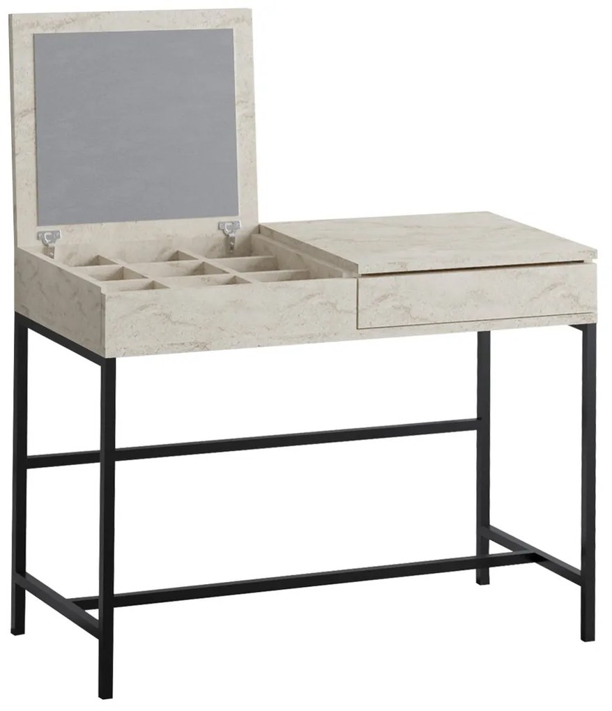 Stolik kosmetyczny Linda Travertine