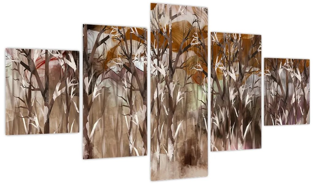 Obraz - Drzewa (125x70 cm)