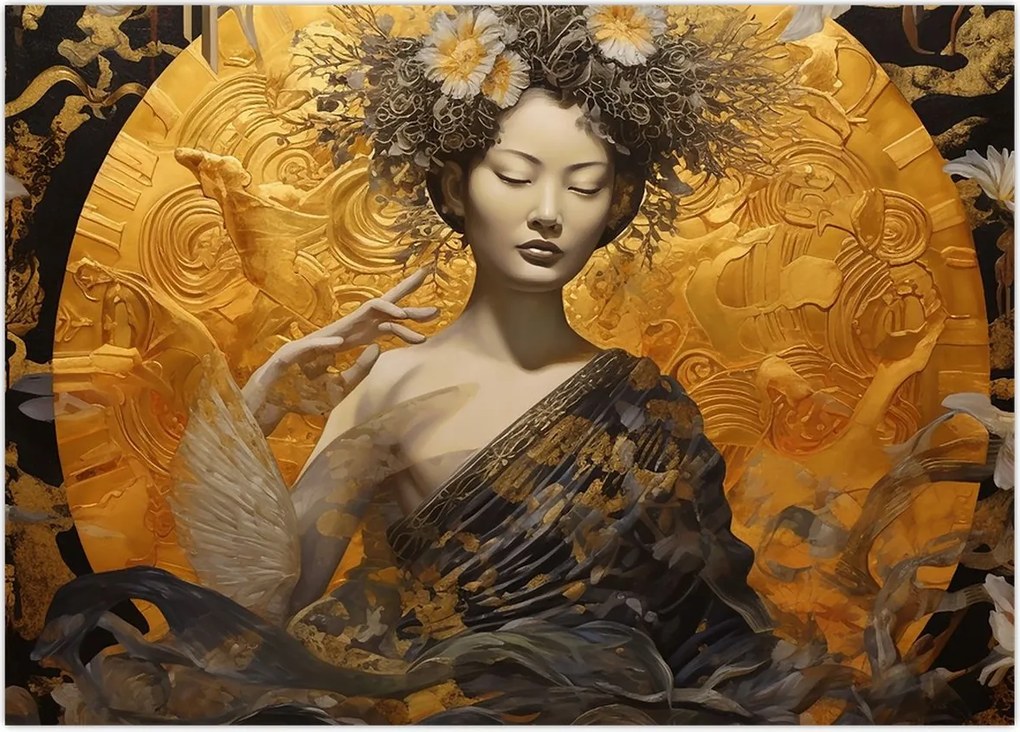 Obraz - Japonka (70x50 cm)