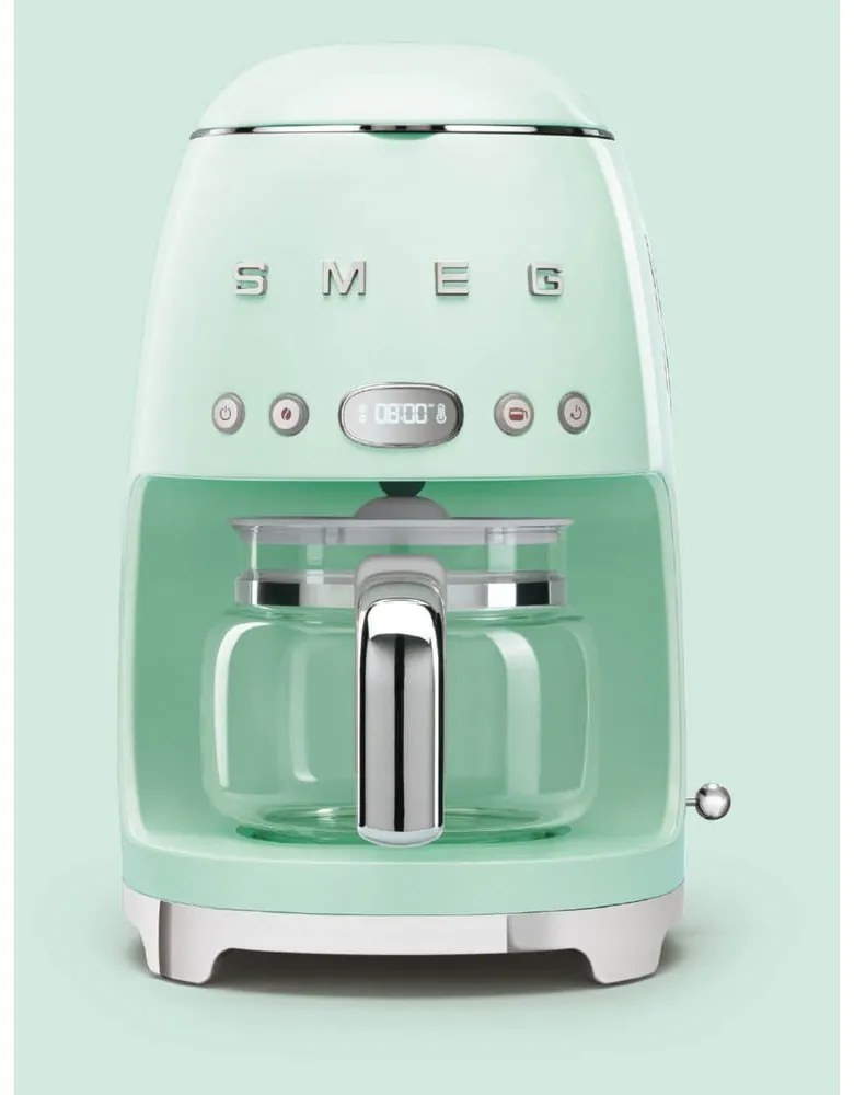 Jasnozielony ekspres do kawy przelewowej Retro Style – SMEG