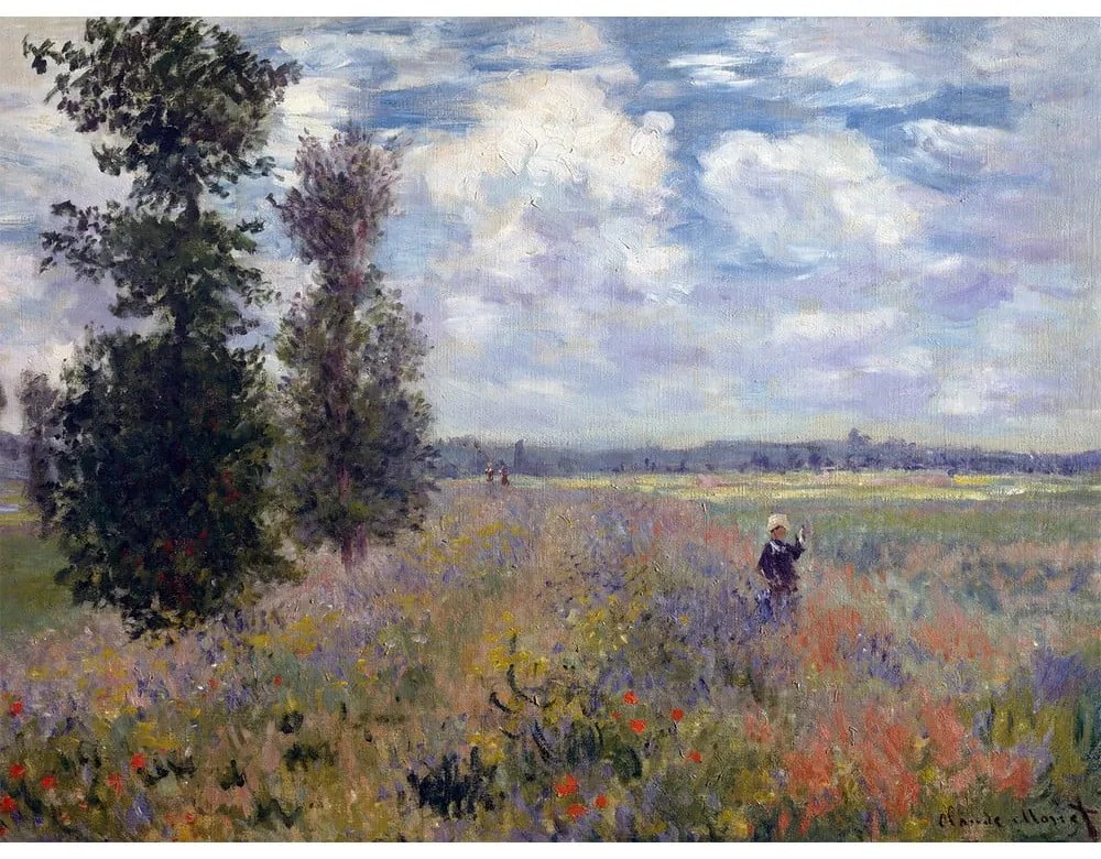 Reprodukcja obrazu Claude'a Moneta – Poppy Fields near Argenteuil, 40x30 cm