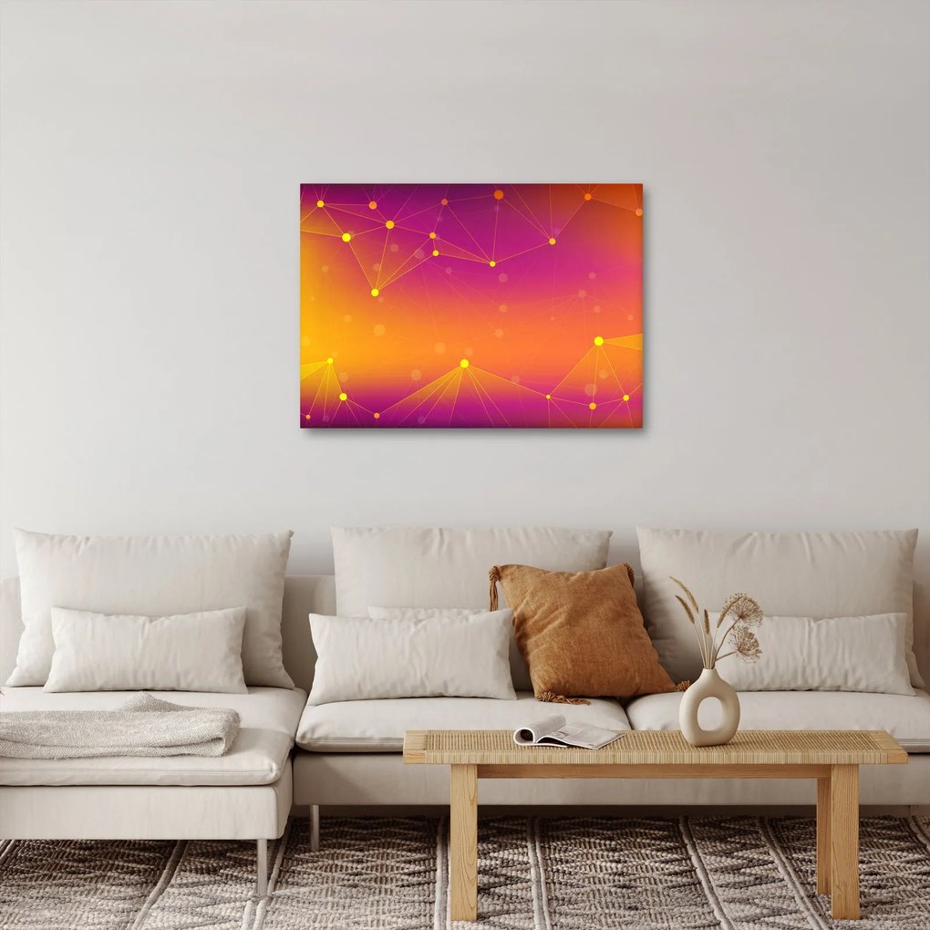 Kolorowy abstrakcyjny obraz (70x50 cm)