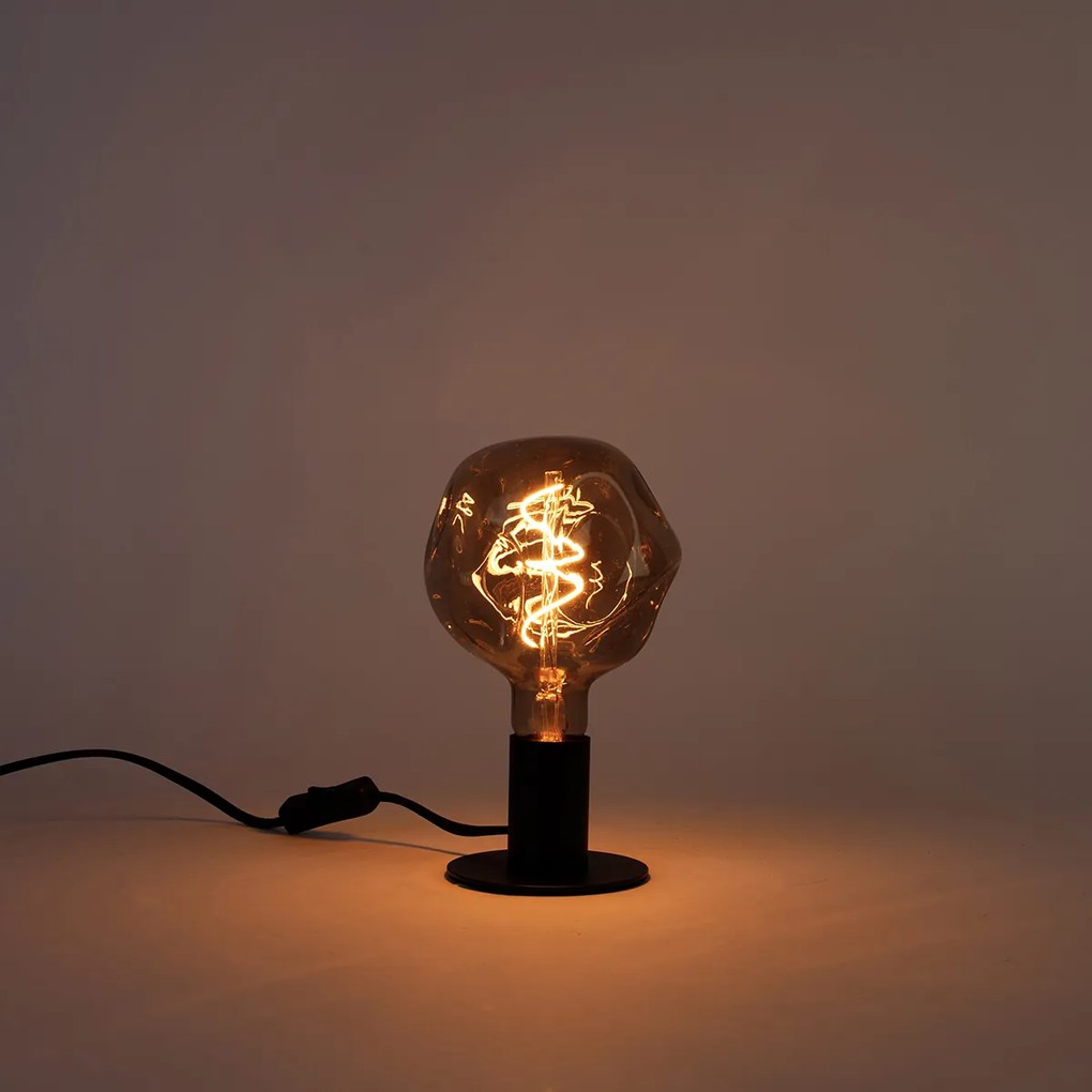 Żarówka LED E27 ściemnialna G125 brązowa 4W 120lm 1800K
