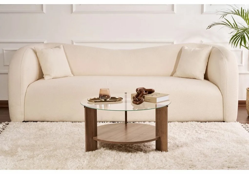 Stolik konferencyjny Clara Walnut