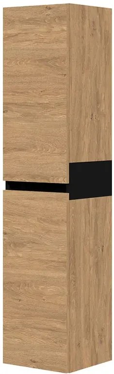 Nowoczesny słupek łazienkowy dąb złoty N3-R48