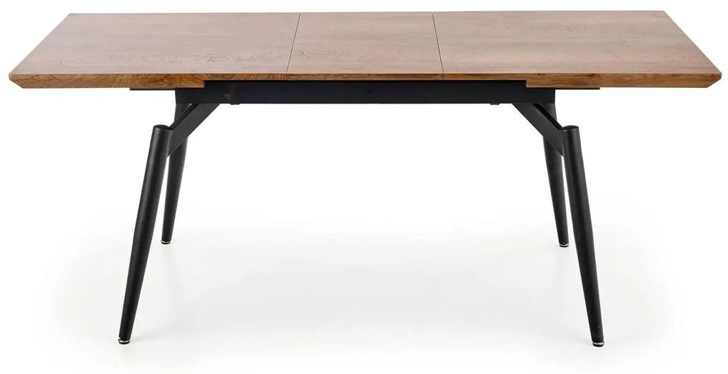 Stół CAMBELL 140(180)x80 dąb naturalny/czarny HALMAR