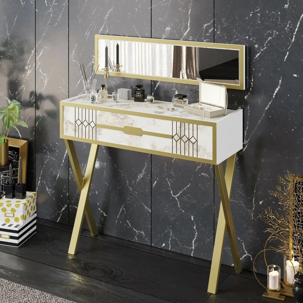 Stolik dekoracyjny Frida White