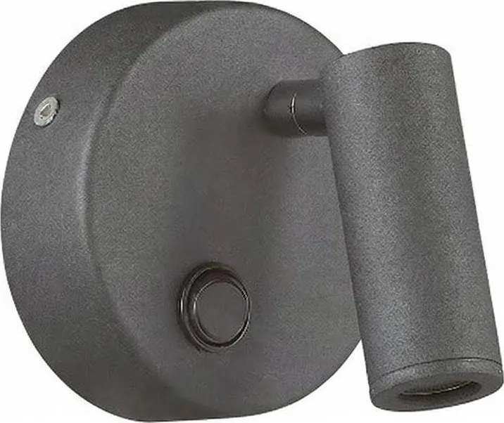 Ideal Lux - Kinkiet LED punktowy PAGE LED/3W/230V CRI 90 czarny