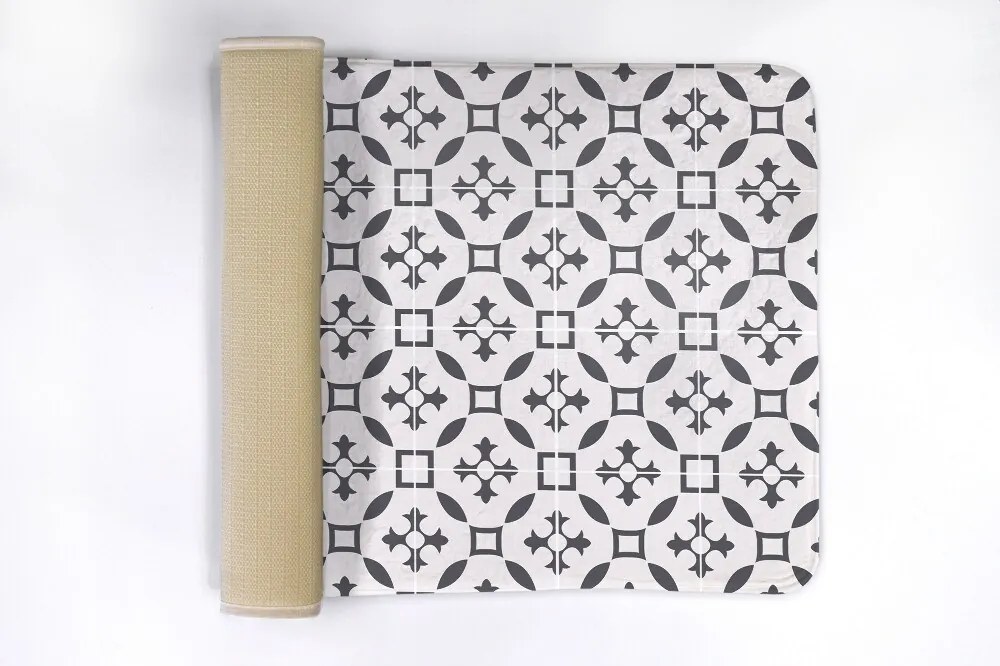 Dywanik do łazienki Dywanik do łazienki Brązowe wzory