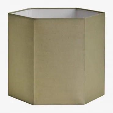 Abażur Z Tkaniny Teneryfa Salvia Zieleń & Ø30 Cm - Sklum