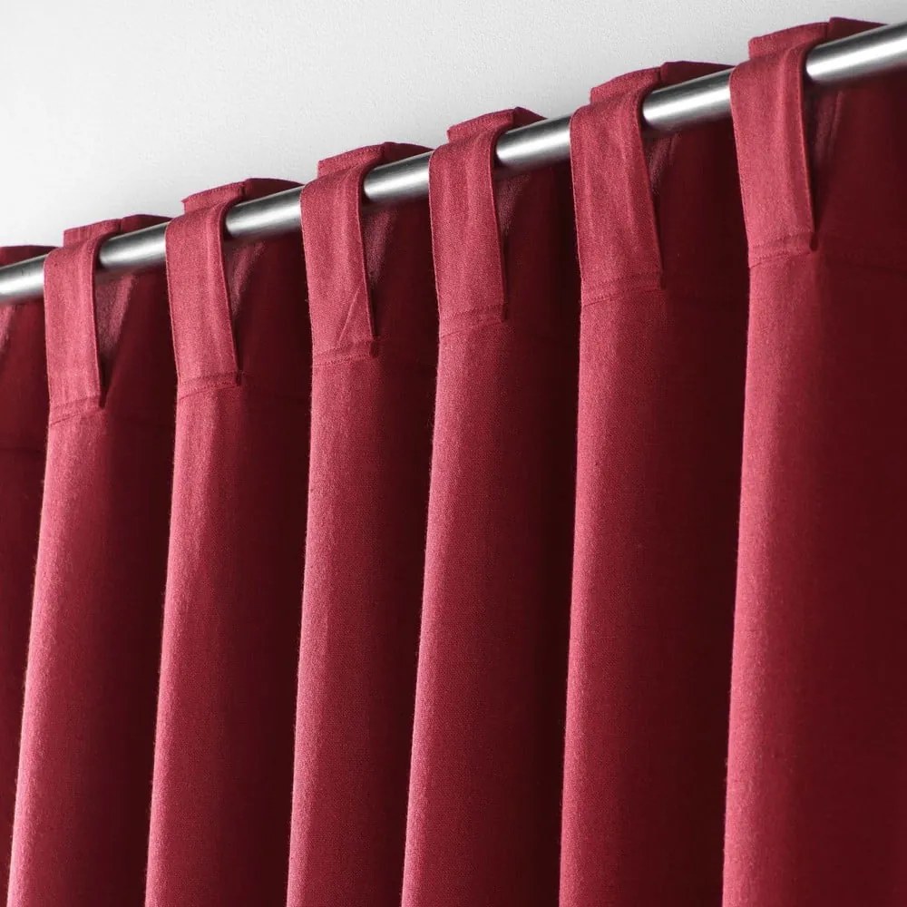 Bordowa zasłona 140x240 cm Mistraline – douceur d'intérieur