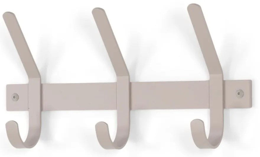 Szarobrązowy metalowy wieszak ścienny 40 cm Dexter – Spinder Design