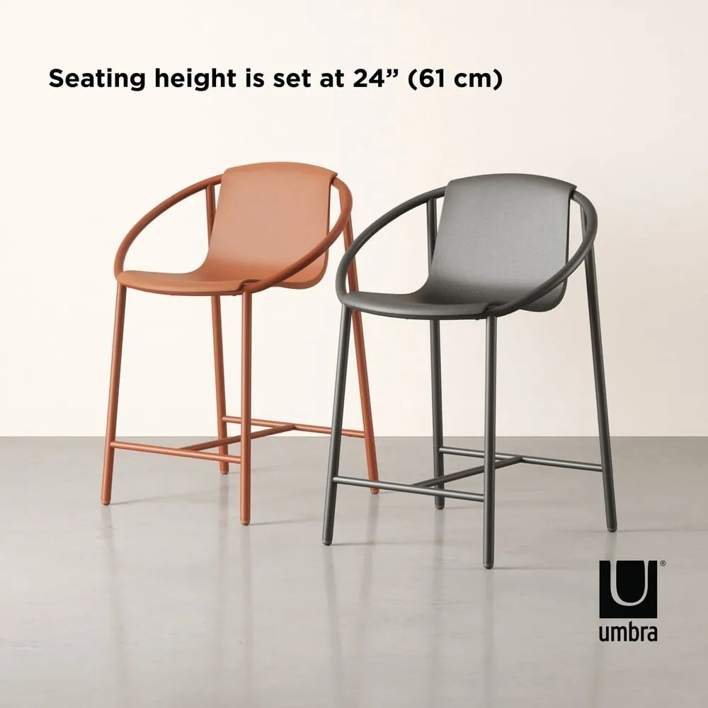 Czarny plastikowy hoker 90 cm Ringo – Umbra