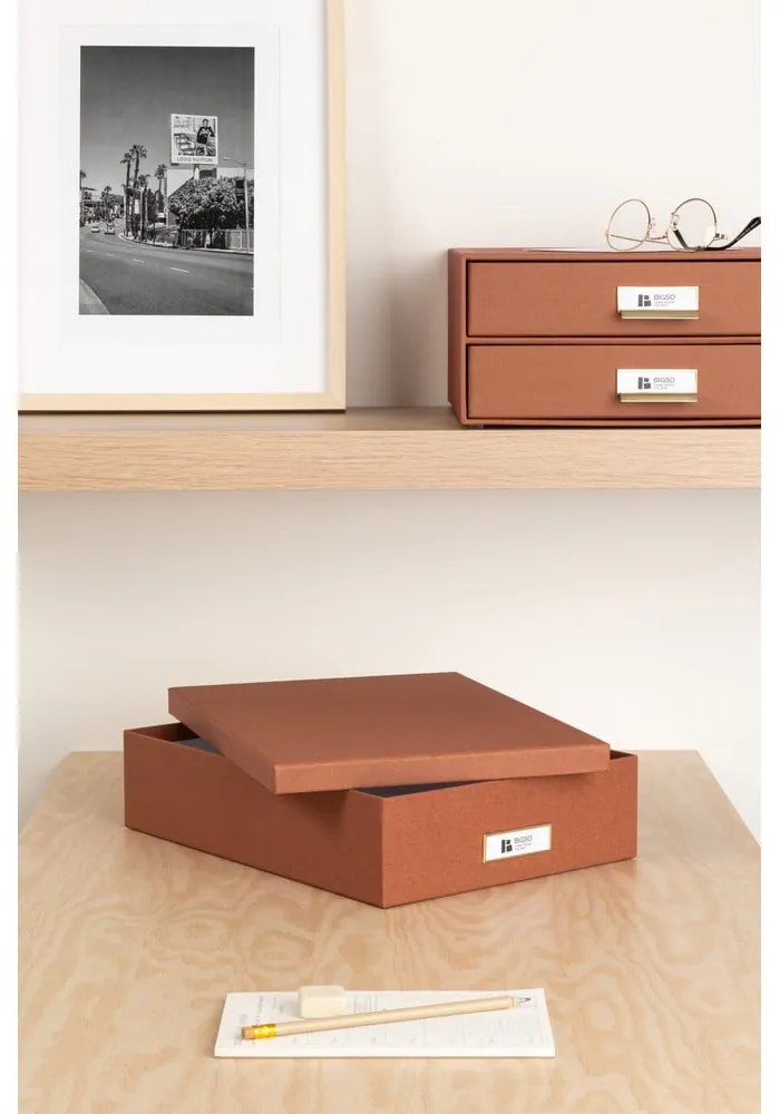 Kartonowy organizer na dokumenty Oskar Restore Paper Laminate – Bigso
