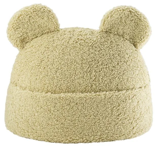 Zielona poduszka na sofę dziecięcą z materiału bouclé Teddy Pouch – Wigiwama