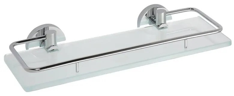 Mosiężna półka łazienkowa w kolorze srebra Sapho X-Round, szer. 30 cm